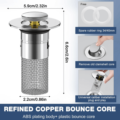 Odor Isolation Drain Filter